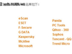 AV-C公布2012测试产品名单 G Data入选