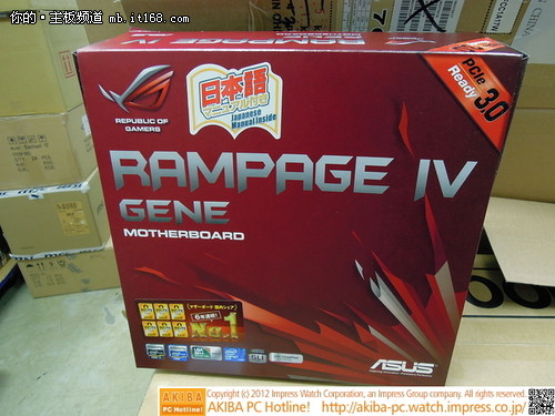 售29980日元 华硕Rampage IV GENE开卖