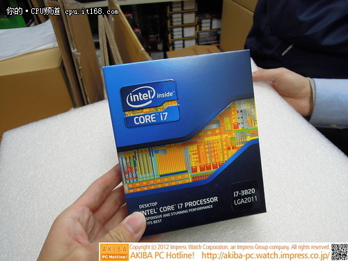 4核8线程 Intel Core i7 3820开始出售