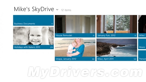Win 8整合SkyDrive 更多用户可用云存储