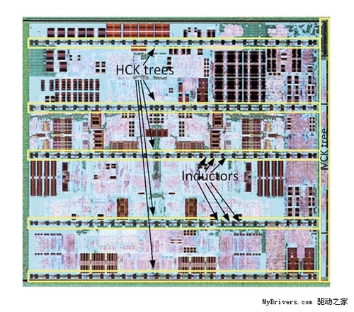 打桩机内核照片首次公开 默频可超4GHz