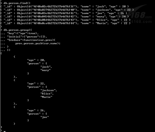 八天学会MongoDB：第三天 细说高级操作