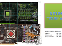 比HD7970还小 GK104核心面积约为320mm2