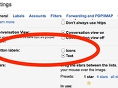 不再困惑 Gmail将图标按钮换成文字按钮