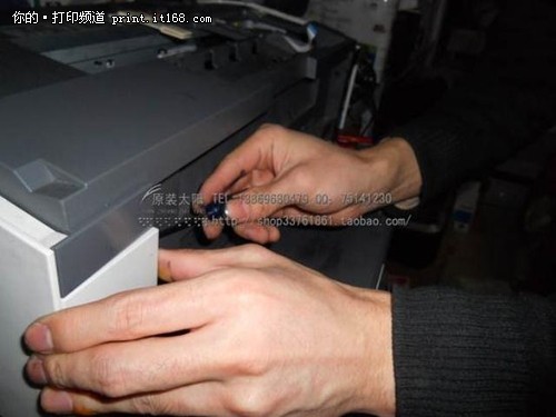 爱普生ME1100 打印机异物进入故障处理