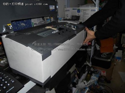 爱普生ME1100 打印机异物进入故障处理