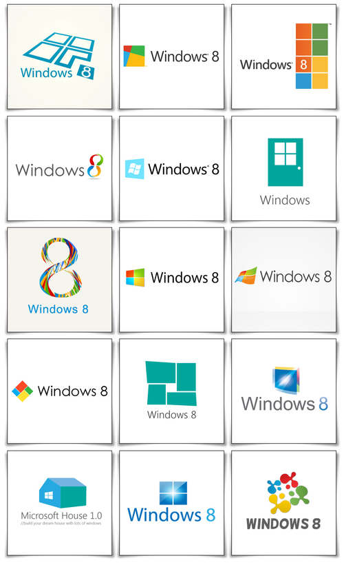 Win8第三方 Logo 设计大赛获奖图案揭晓-IT16