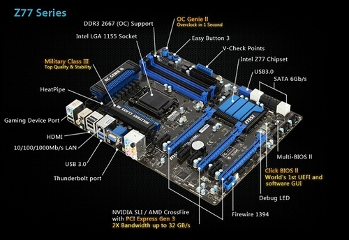 微星7系列主板 原生USB3.0和PCI-E 3.0