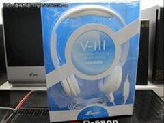 纯白色清新浪漫耳机 三诺V-111售79元