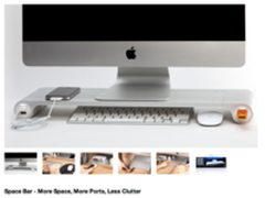 iMac创意底座Space Bar 为桌面节省空间