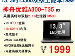 血拼价格战 神舟优雅双核本降1999元起