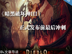 《暗黑破坏神III》正式发布前最后冲刺