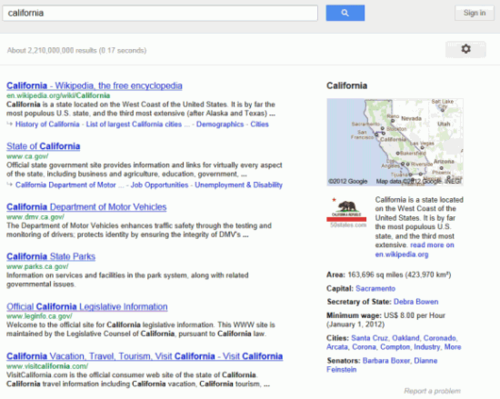 Google测试搜索结果页面右侧的信息栏-IT168 软件专区