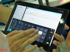 X86架构Win8系统 ThinkPad平板现身展台