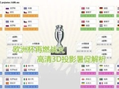 欧洲杯再燃战火 高清3D投影暑促解析