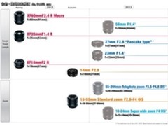 富士公布XF镜头路线 年内将发两款镜头