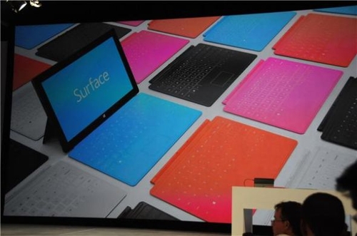 微软发布Surface平板 搭载Win8
