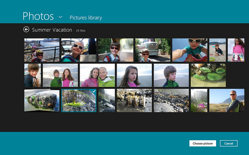Windows 8照片应用图赏和视频