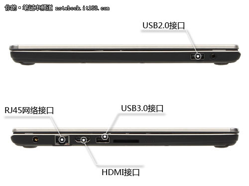 接口齐全 惠普Folio 13