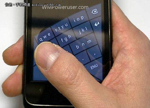 专为单手打字设计 WP8新型键盘谍照曝光