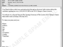 奥运将临 三种类型垃圾邮件或大幅增加