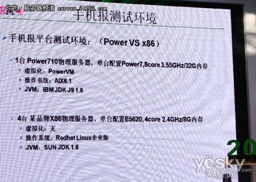应用测试PK：Power虚拟机 Vs.X86物理机