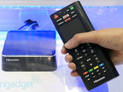 配双面遥控 海信Google TV机顶盒曝光