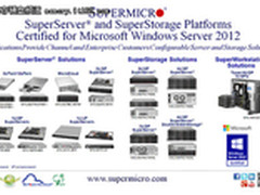 Supermicro平台得到Windows Server认证