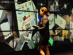 24块55寸显示器拼接 组世界最大触摸屏 