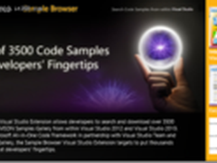 微软发布VS 2012示例代码浏览器