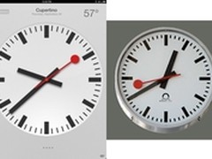 iPad时钟抄袭？瑞士联邦铁路与苹果谈判