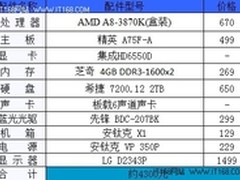 3D蓝光影音 顶级AMD平台只要4300元