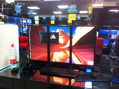 三菱专业显示器在北京百脑汇设体验中心