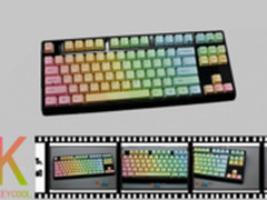 告别黑白 凯酷发布MINI87镜面彩虹键盘