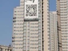 全国最大二维码现街头 引市民驻足关注 