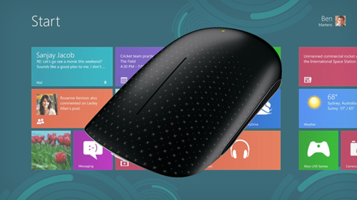 微软Windows8推出Touch Mouse更新程序