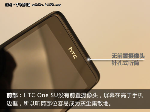 4.3寸屏+双卡双待 黑色HTC One SU评测