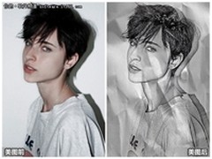 素描画制作 美图秀秀让你成为绘画大师