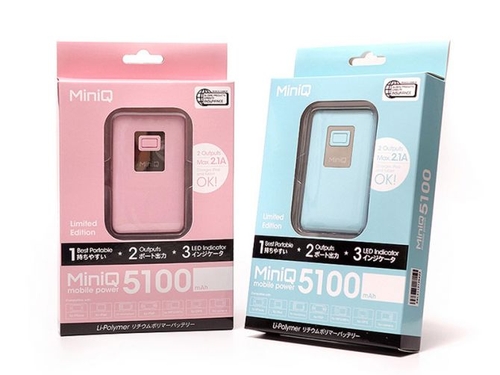 成双成对有爱充电 MiniQ 5100移动电源