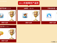 手机QQ浏览器获2012年度推荐产品奖