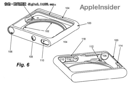 苹果获第4代shuffle组件设计/制造专利