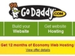 Godaddy大促销经济型虚拟主机仅12美元