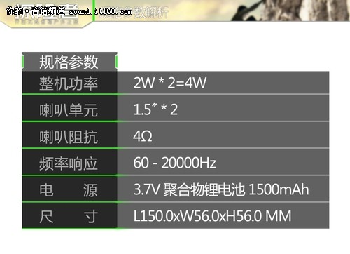 窥探户外专属音箱 耳神探险者ER151解析