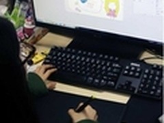 绘图板“放”进显示器 电磁触摸显示器