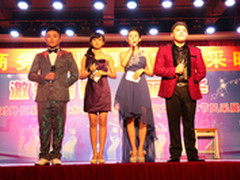 家商城应邀参加省外贸学校电商专业晚会