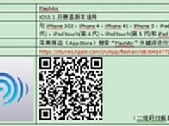 东芝发布无线存储卡IOS系统专用App
