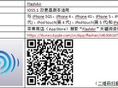 东芝发布FlashAir存储卡IOS系统专用App