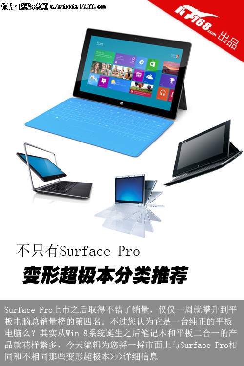 Surface Pro来搅局 变形超极本