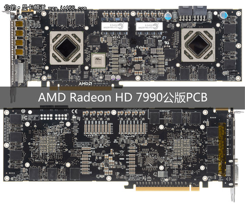 AMD Radeon HD7990公版介绍:PCB-终于