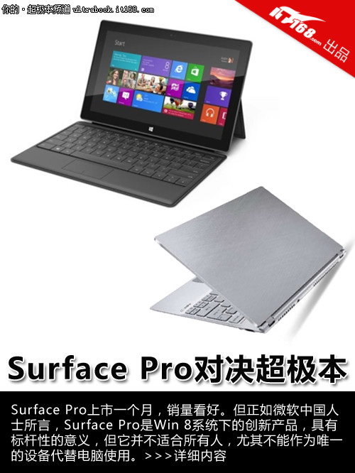 Surface Pro对决超极本